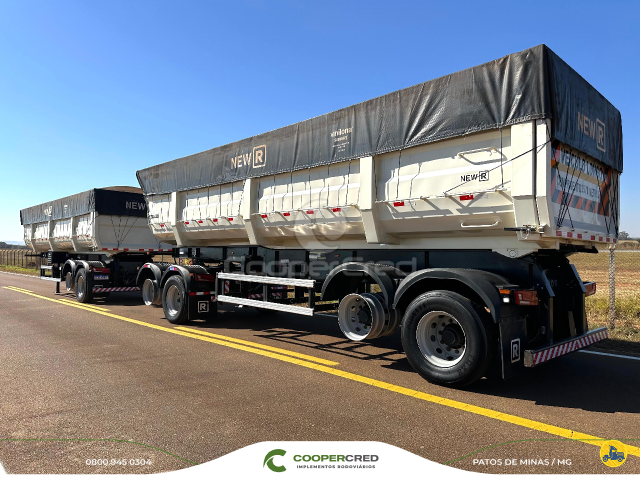 CARRETA RODOTREM BASCULANTE Cooper Cred Implementos Rodoviários MG PATOS DE MINAS MINAS GERAIS MG